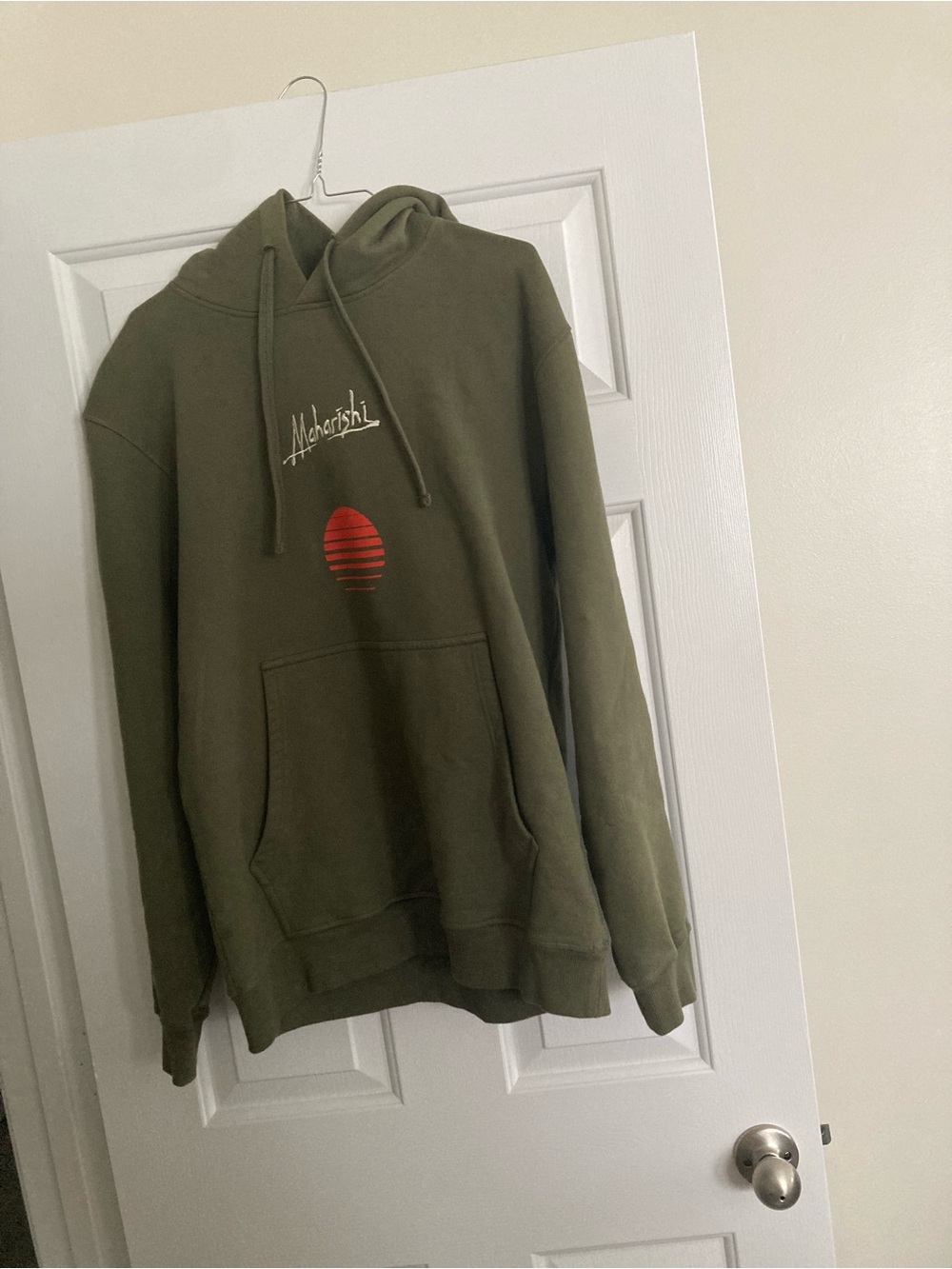 MAHARISHI Green Hooded Sweatshirt Men's Size S